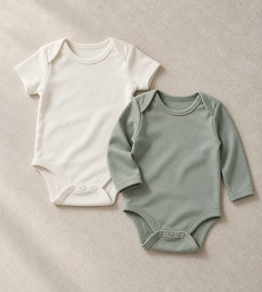 Baby bodysuits made in Bangladesh by Waistitch