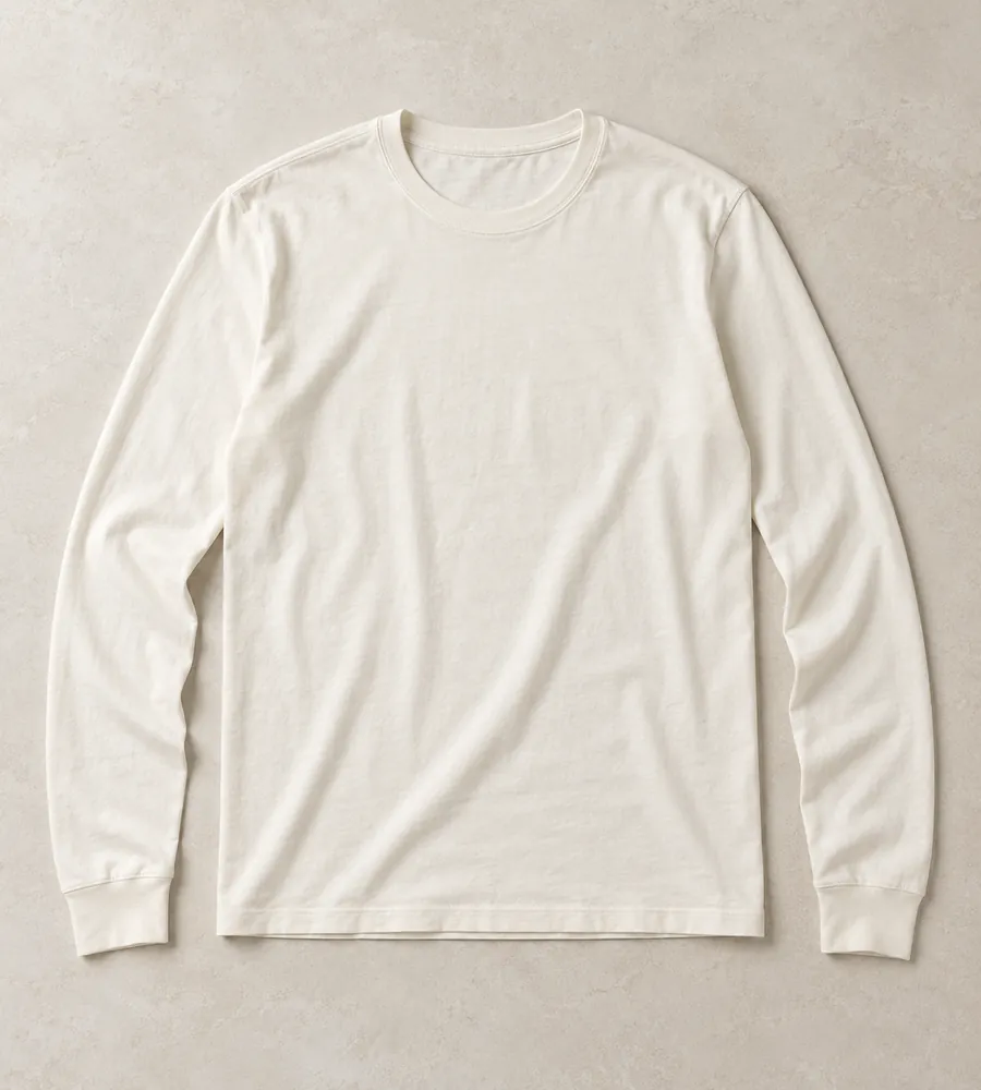 Long-sleeve tees made in Bangladesh by Waistitch