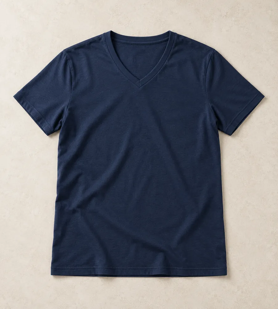 V-neck T-shirts made in Bangladesh by Waistitch